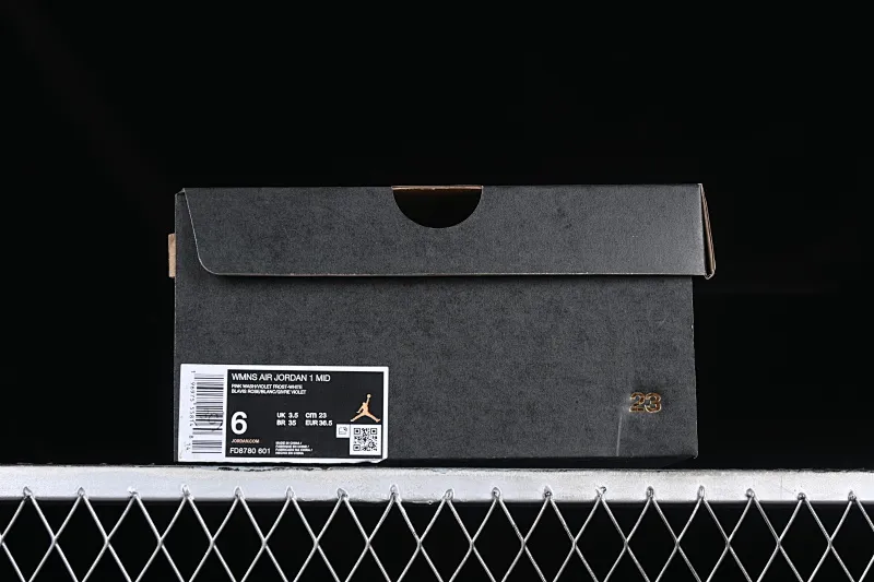 All categories Air Jordan Jordan series basketball shoes Air Jordan 1 Mid Air Jordan 1 Mid AJ1 Joe 1 cherry blossom pink and purple Chinese cultural casual sneakers FD8780-601